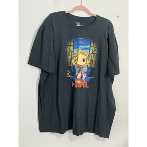 Unisex Pop Tees Funko Pop Captain Marvel Black 3XL T Shirt